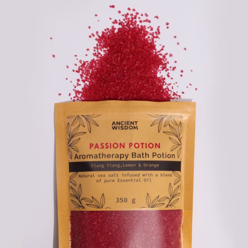 Aromatherapiebadesalz 350g - Leidenschaft