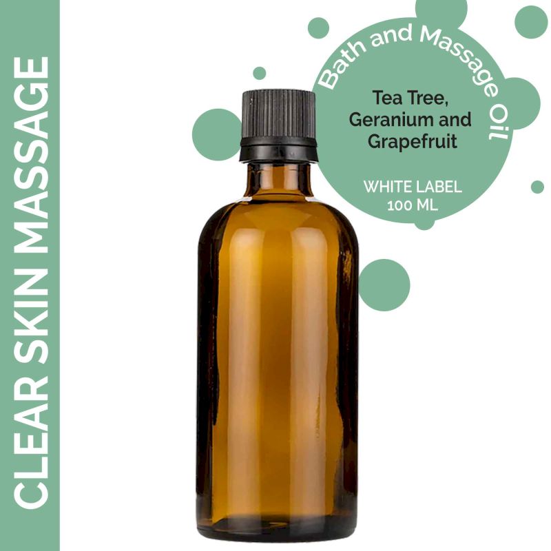 Klares Hautmassageöl – 100 ml – ohne Etikett