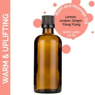 Warmes und belebendes Massageöl – 100 ml – ohne Etikett