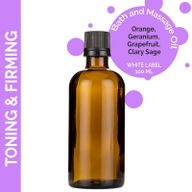 Tonisierendes und straffendes Massageöl – 100 ml – ohne Etikett