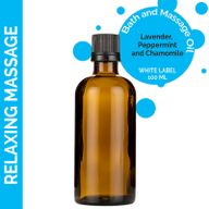 Entspannendes Massageöl – 100 ml – ohne Etikett