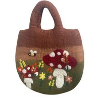 Pilzgarten-Filztasche - 35x27cm