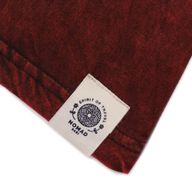 Kleines Stone Washed T-Shirt – Mandala – Kastanienbraun