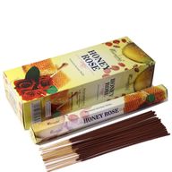Aromatika Hexen-Räucherstäbchen ohne Holzkohle – Honigrose