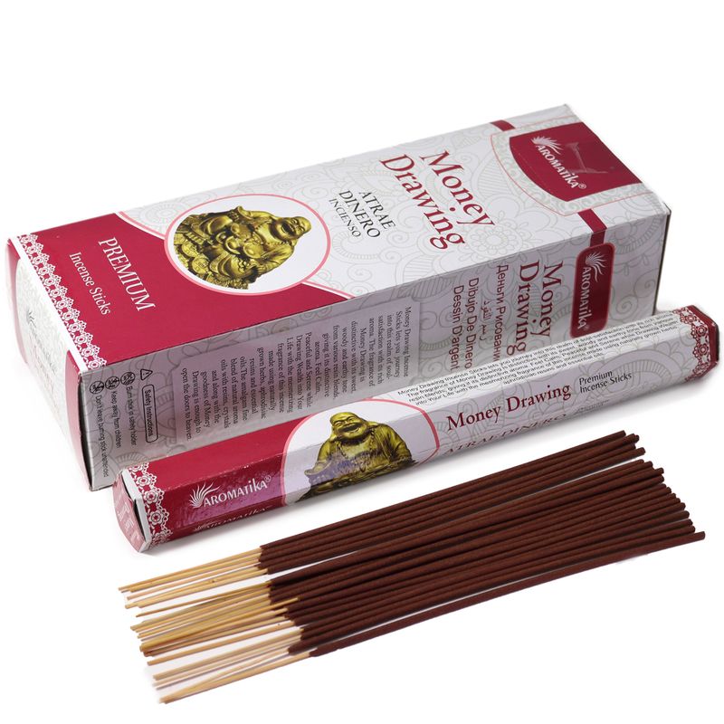 Aromatika Holzkohlefreies Hex-Räucherstäbchen – Geldzeichnung