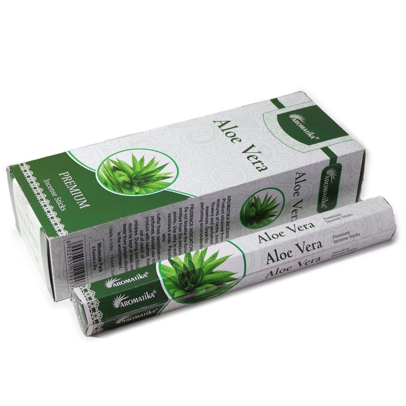 Aromatika Hex-Räucherstäbchen ohne Holzkohle – Aloe Vera