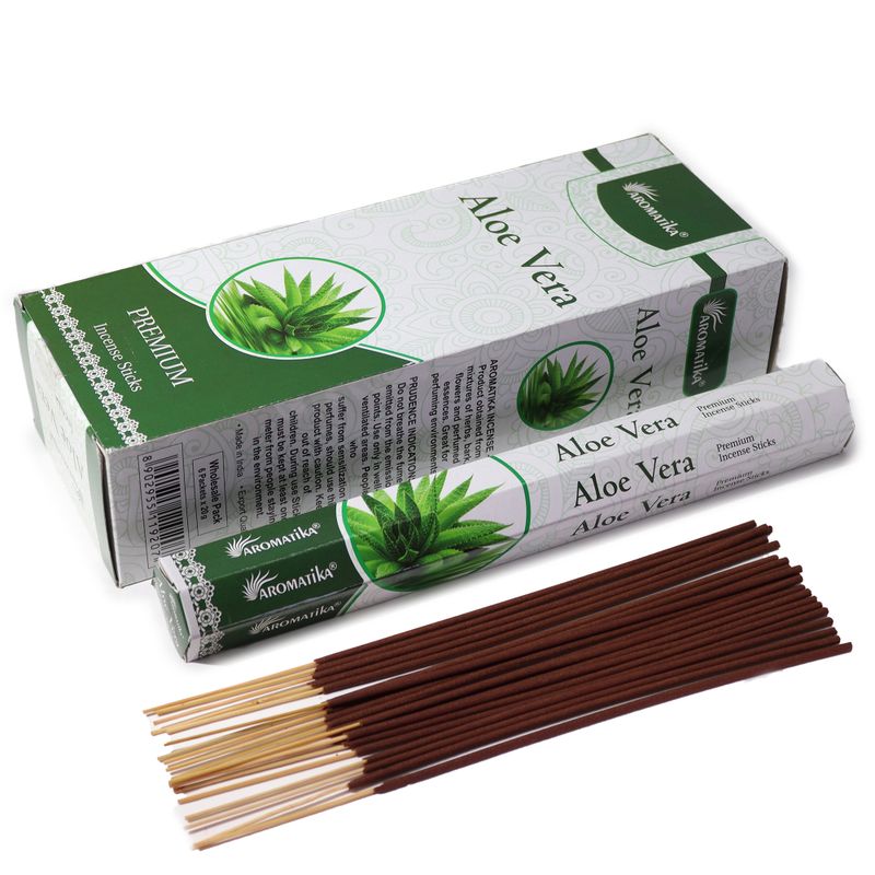 Aromatika Hex-Räucherstäbchen ohne Holzkohle – Aloe Vera