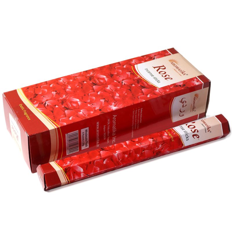 Aromatika Hexen-Räucherstäbchen ohne Holzkohle – Rose