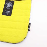 Gepolsterte Laptoptasche - Verrücktes Gelb - 14 Unzen Steinwäsche