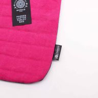 Laptoptasche mit Polsterung - Schockrosa - 14 Unzen Steinwasch-Finish