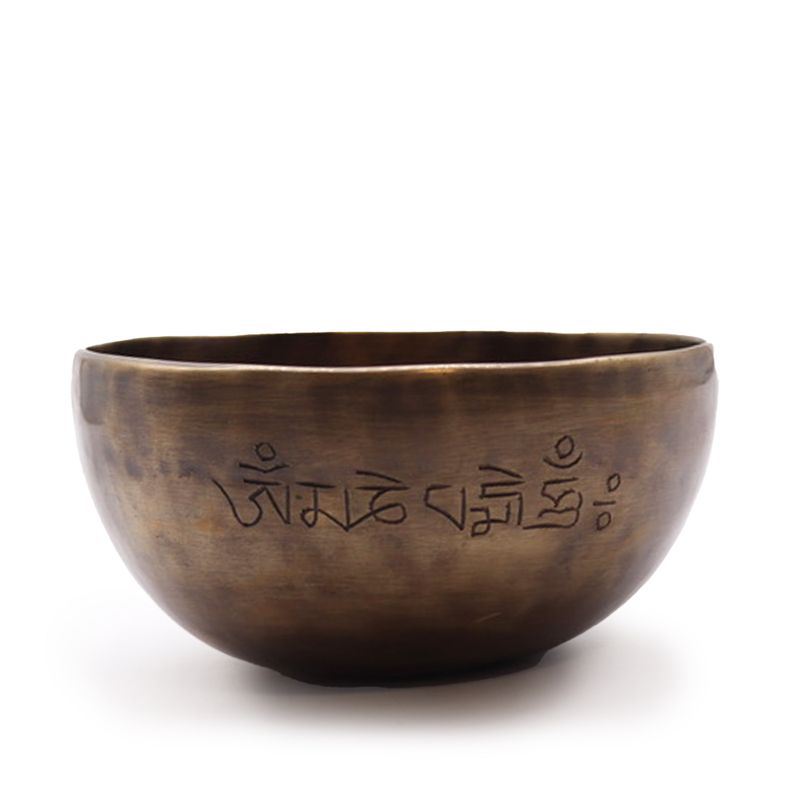 Mittlere indische Mondphasen-Klangschale – (ca. 750 g) – 15 cm