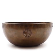 Extra große indische Mondphasen-Klangschale – (ca. 1500 g) – 22 cm