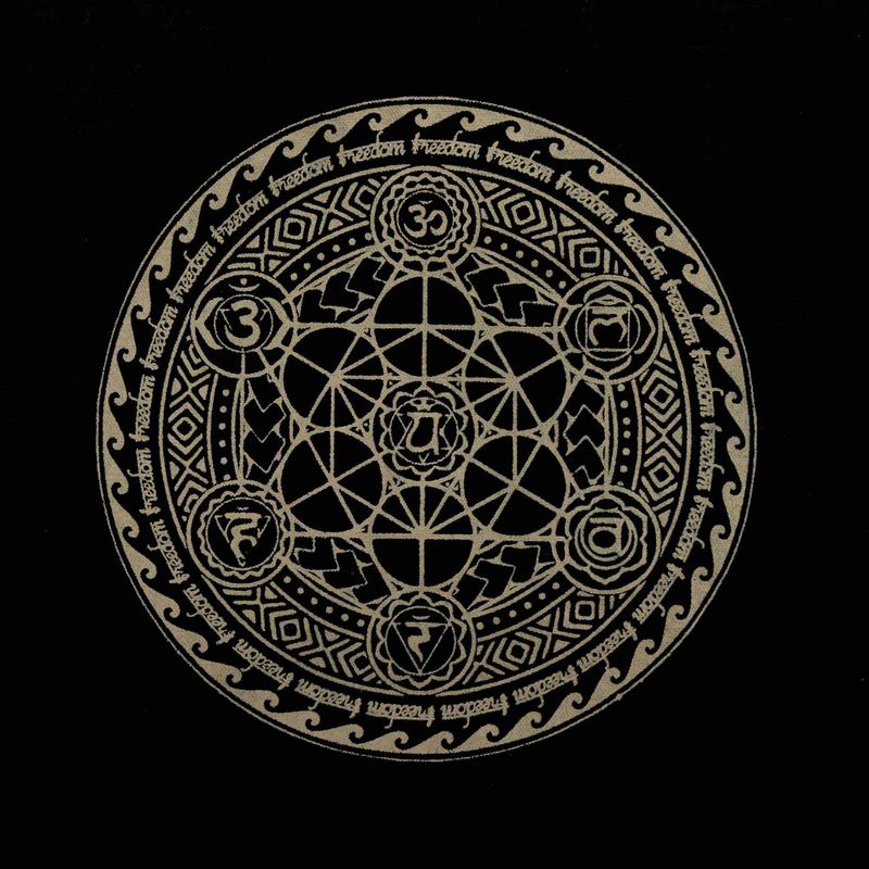 Übergroße Tragetasche (38 x 15 x 43 cm) Chocolate Stonewash 14 oz - Freedom Chakra