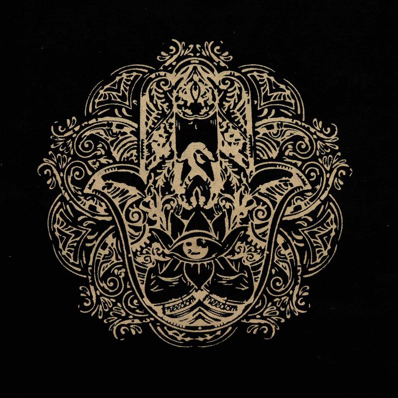 Übergroße Tragetasche Chocolate Stonewash 14oz - Freedom Hamsa