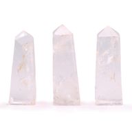 Edelstein-Obeliskenspitzen, ca. 5 cm – Bergkristall
