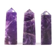 Edelstein-Obeliskenspitzen ca. 5 cm - Afrikanischer Amethyst