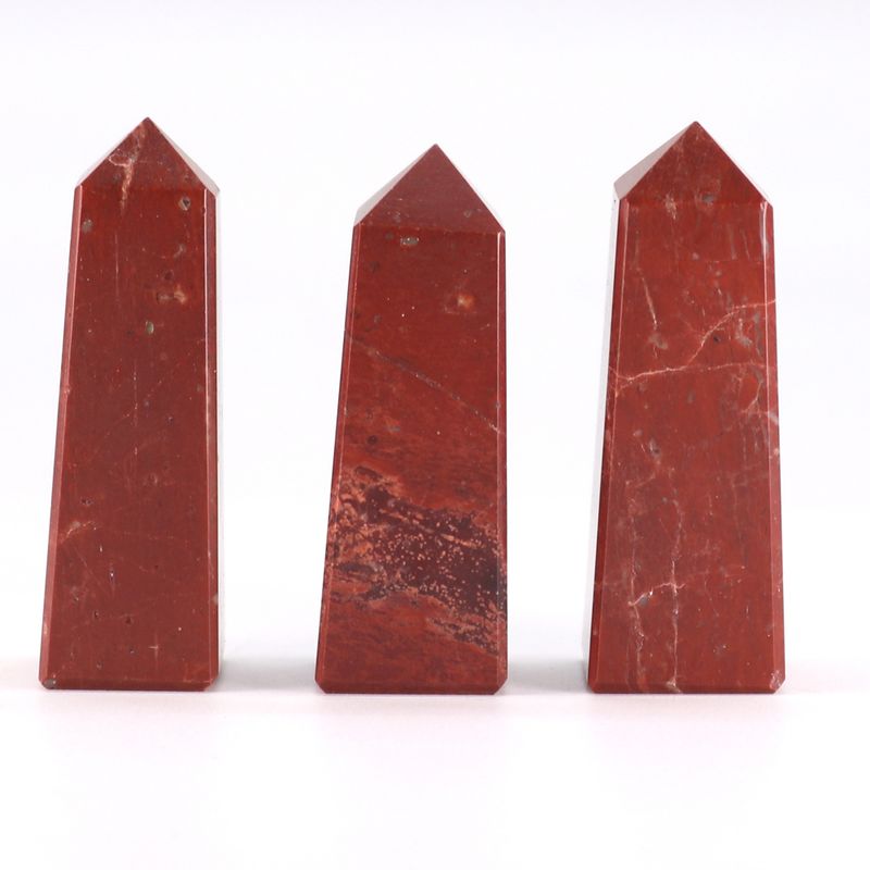 Edelstein-Obeliskenspitzen, ca. 5 cm – Jed-Jaspis