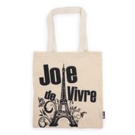 Ikonische Basic-Tragetasche – Joie de Vivre – (40 x 36 cm) – Natur 4 oz