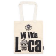 Ikonische Basic-Tragetasche – Mi Vida Loca – (40 x 36 cm) – Natur 4 oz