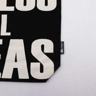 Kultige klassische Tragetasche – ACCESS ALL AREAS – Schwarz Natur 10oz (36x43x10cm)
