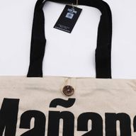 Kultige klassische Tragetasche – Mañana Mañana – Natur 10oz (36x43x10cm)