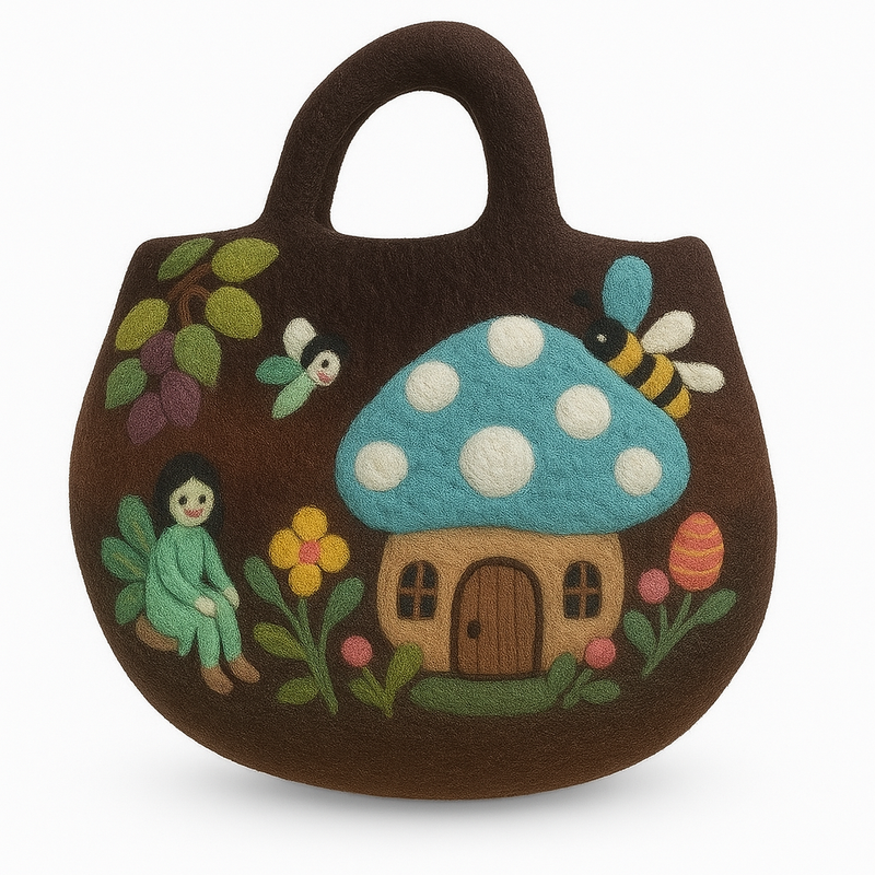 Feengarten-Filztasche - 35x27cm