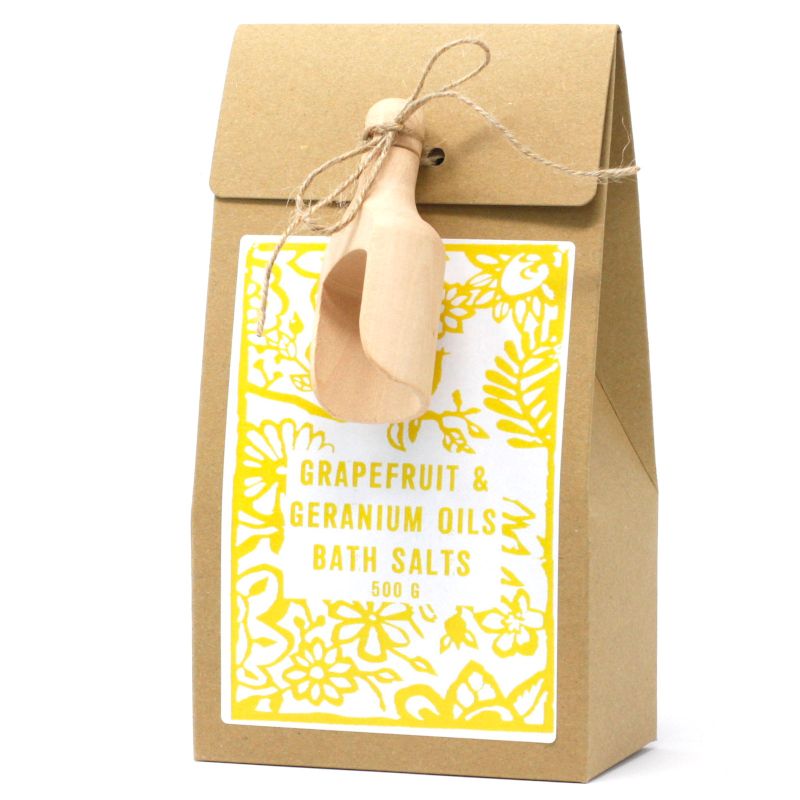 Badesalz mit Grapefruit und Geranie, 500 g