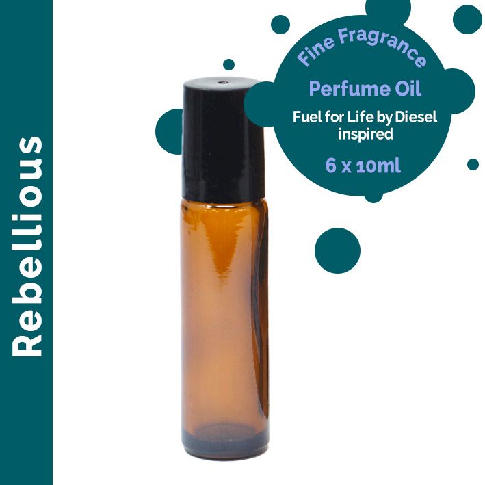 Rebellisches Parfümöl mit feinem Duft, 10 ml – Ohne Etikett