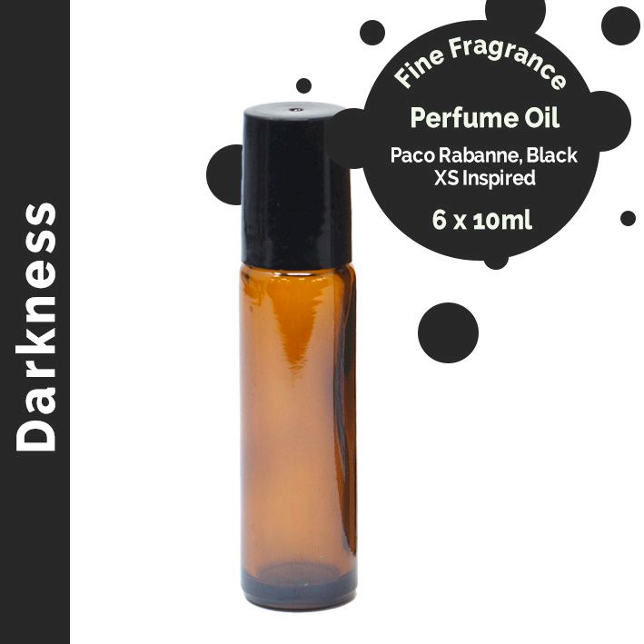 Darkness Parfümöl mit feinem Duft, 10 ml – Ohne Etikett