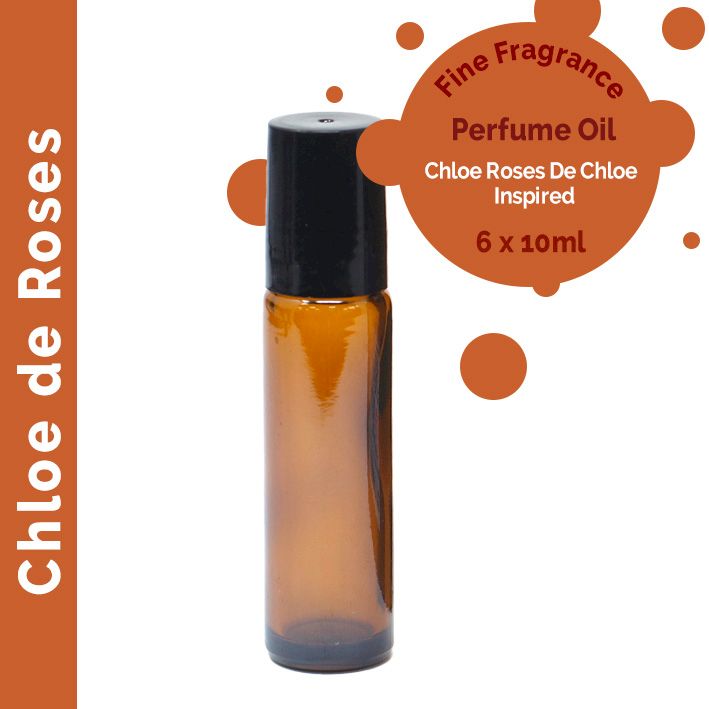 Chloe de Roses Parfümöl mit feinem Duft, 10 ml – Ohne Etikett