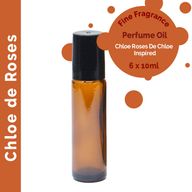 Chloe de Roses Parfümöl mit feinem Duft, 10 ml – Ohne Etikett