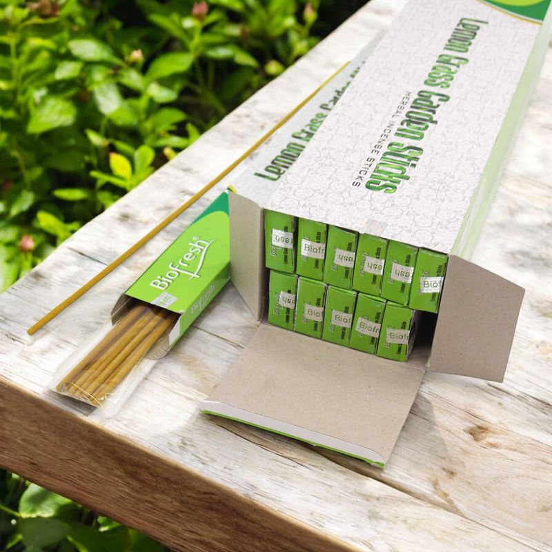 Biofresh Garden Räucherstäbchen - (10 x 50 cm) - Zitronengras