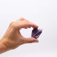Edelsteinspitzen in großen Mengen, ca. 6 cm (0,5 kg) – Afrikanischer Amethyst (ca. 8 Stück)