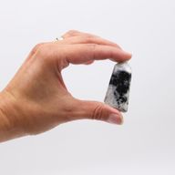 Edelsteinspitzen in großen Mengen, ca. 6 cm (0,5 kg) – Indischer Mondstein (ca. 8 Stück)