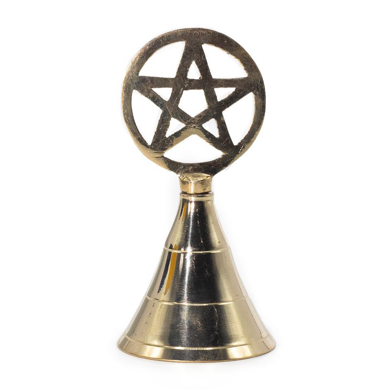 Altar Messingglocke - Pentagramm