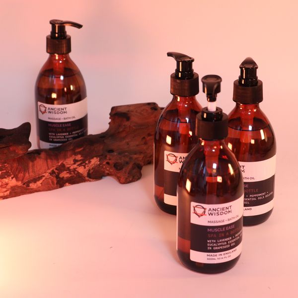 Aromatherapie-Massage- und Badeöl – Straffend und festigend, 300 ml