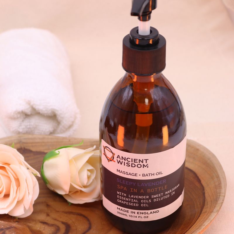 Aromatherapie-Massage- und Badeöl – Sleepy Lavender 300 ml