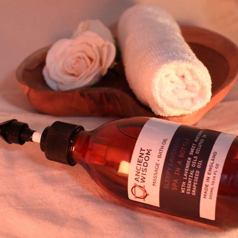 Aromatherapie-Massage- und Badeöl – Sleepy Lavender 300 ml