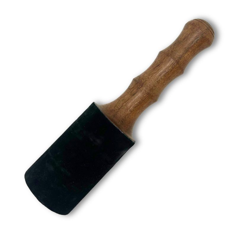 Holzstab - 18x4cm - Doppel gebogener Griff Ringer