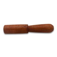 Holzstab - 13 cm - geformter Griff - kein Leder