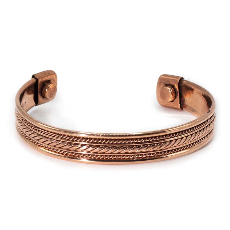 Armbänder mit Kupferbandmuster und Magneten (sortiert)