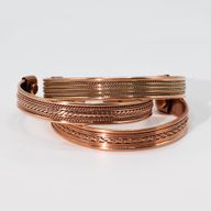 Armbänder mit Kupferbandmuster und Magneten (sortiert)
