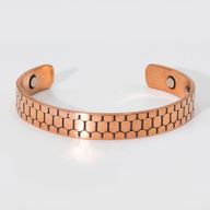 Männliche Armbänder aus massivem Kupfer mit Magneten (sortiert)
