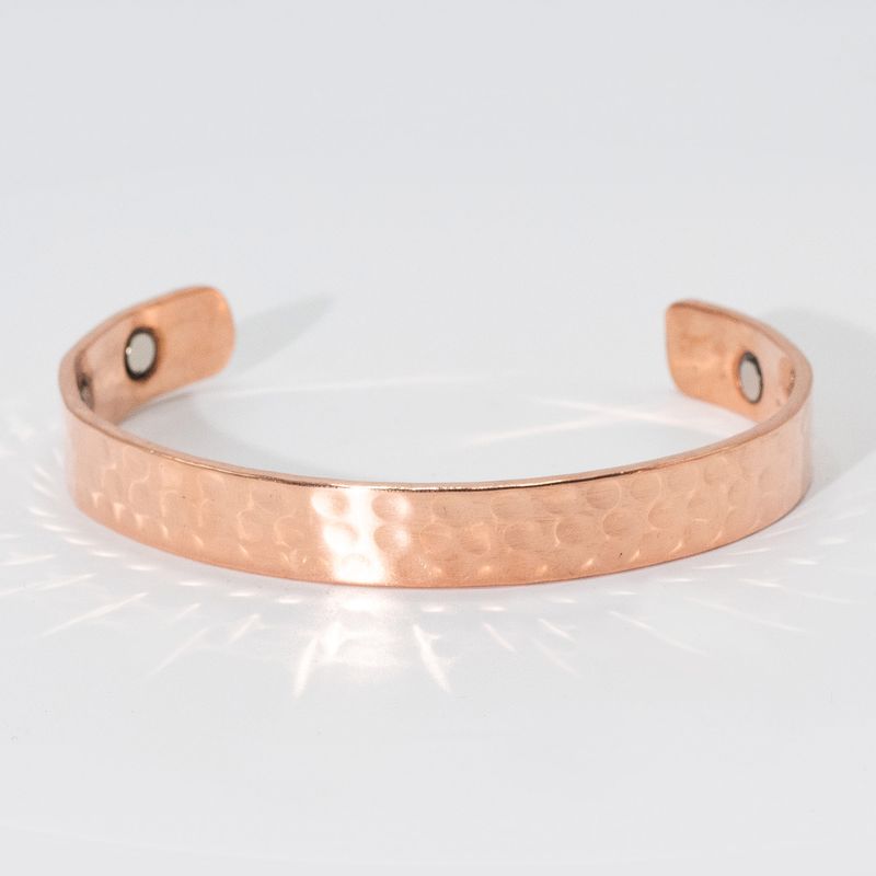 Männliche Armbänder aus massivem Kupfer mit Magneten (sortiert)