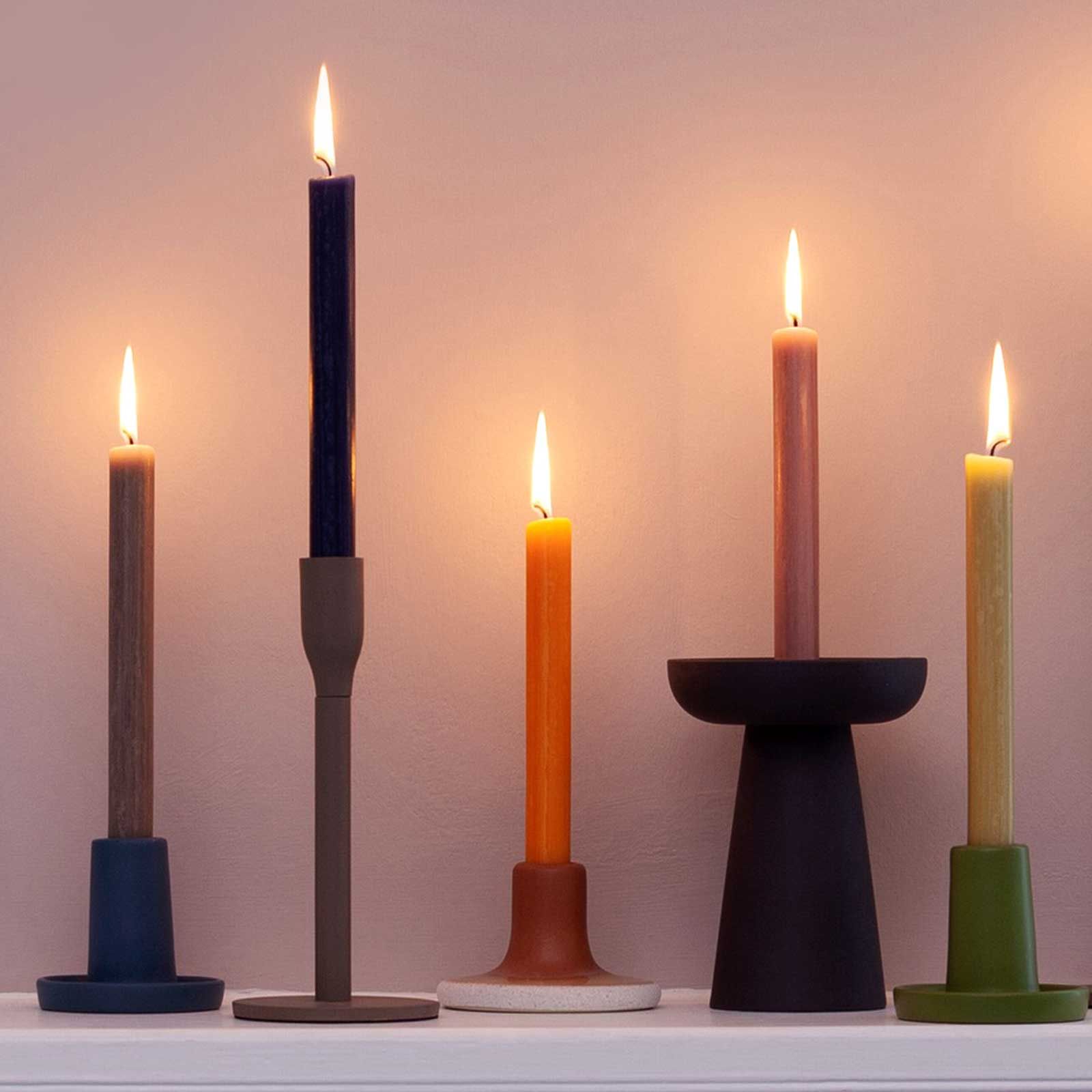 Großhandel Bunte Tischkerzen