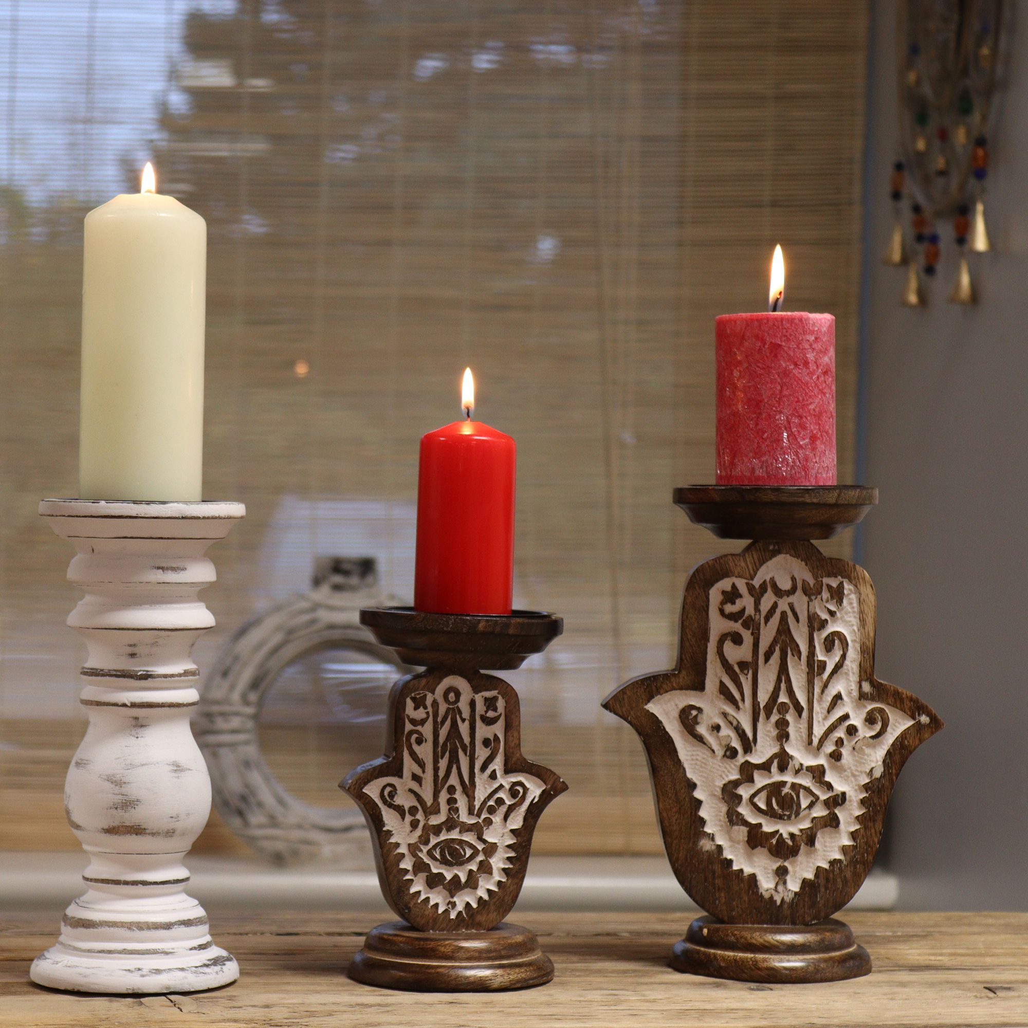 Großhandel Kerzenständer aus Holz
