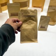 Kleine Kaffeetüte mit Aromaventil - 9x18cm (125g)