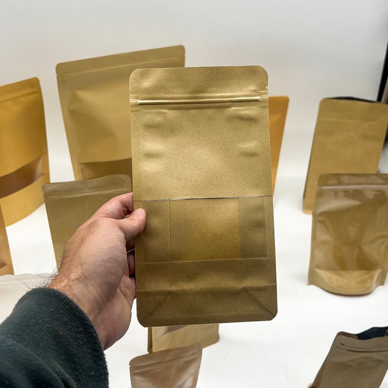 Squat Kraft Fenstertaschen 10x20cm