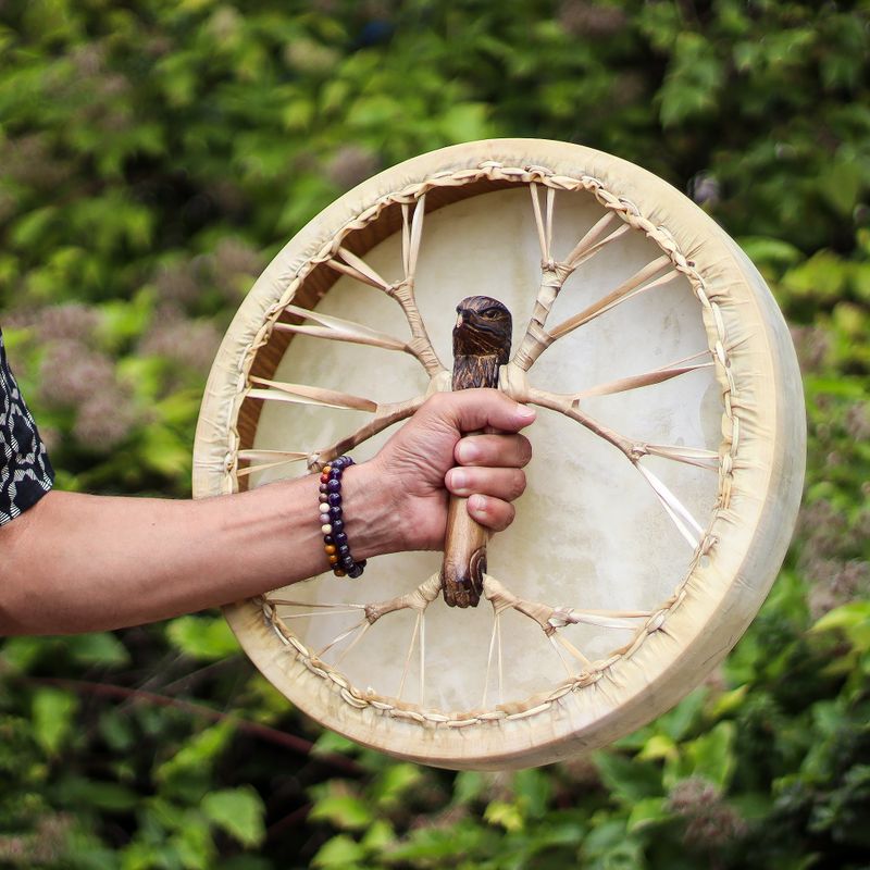 Spirit of the Eagle – Sharman Trommel & Stock – stimmbar – 40 cm