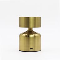 Touch-Lampe – Flacher Pilz Bronze – USB (C) – Wiederaufladbar (400 Watt)